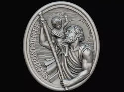 Saint Christopher Medallion