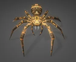 Spider Animated and Game-Ready
