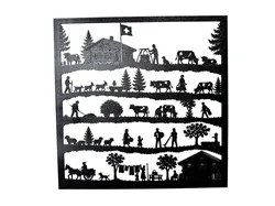 Swiss Poya wall art decoration - Free 3D Print Model