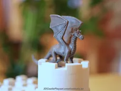 The Dragon for 3D-printable Modular Castle Playset