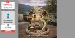 Tipsy Tavern Dragon - STL Files | Gambody Stock