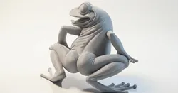 Twerking Frog Figurine Animal 3D Printable
