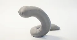 Worm Sculpture Animal Figurine 3D Printable