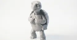 Worried Turtle Figurine Animal Collectible 3D Printable