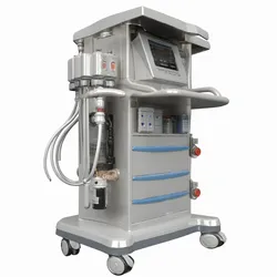 3D Detailed Hospital Anesthesia Machine with Vaporizers and Monitoring Systems
