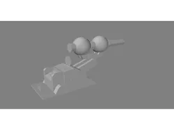 AFA - Constitution - 4.5" Scale - Laser Cannon