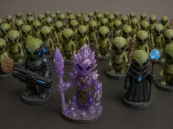 Alien army  - Free 3D Print Model