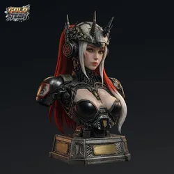 Android Bust "Dalia" Sci-Fi Mecha Cyberpunk STL