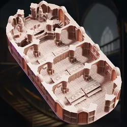 Arcane University Dining Hall Terrain Set - The Founders' Hall