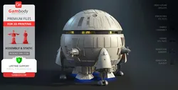 Aries 1B Earth-Moon Shuttle - Sci-fi STL Files