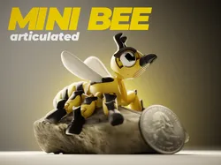 Articulated MINI BEE! - Free 3D Print Model