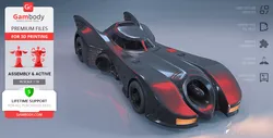 Batmobile 1989 - 3D Models & STL Files