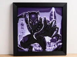 Black Panther Hueforge 200x200mm - Free 3D Print Model