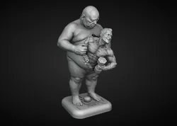 Breaking Free Motivational Transformation Sculpture 3D Print Model in Sculpture 638995