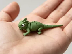 Chameleon-Articulated Animal-Flexible Animal Children's Fidget Animal Toy - Free 3D Print Model