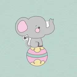 Circus Elephant Cookie Cutter