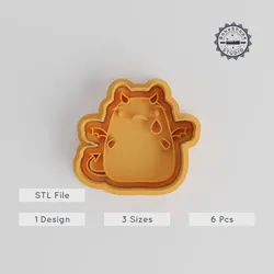 Cry Shape Cutter & Stamp, Cookie Fondant Tools, S/M/L Sizes, Tear Drop & Sad Face Design Collection