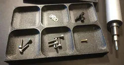 Customizable Magnetic Screw Tray/Box (with optional lid)