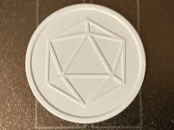 D20 Coaster - Free 3D Print Model
