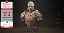 Daemon Targaryen Bust - 3D Printing Files