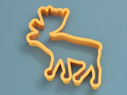Deer cookie cutter