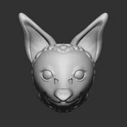 Deer Mask v1 3D Printable Model