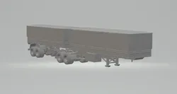 Double trailer closed brazil 3D Print Model in Vehicle 639004