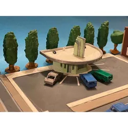 Drive in vintage (z-scale) - Free 3D Print Model