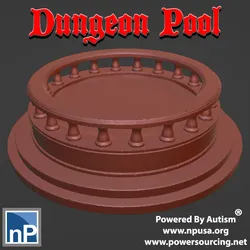 Dungeon Pool Free 3D Print Model in Architecture 639326
