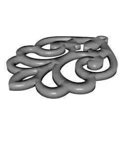 Elegant Statement Earring 5.stl