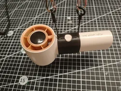 Elliptical handheld fan TPU neck case and lanyard - Free 3D Print Model