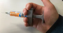 Ergonomic Solder Paste or Flux syrynge extrudes dispenser extruder