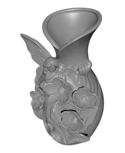 Ethereal Fairy & Wildflower Sculptural Vase – Whimsical Coquette Home Decor