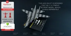 F-14 Tomcat Missiles Pack - TOPGUN Aircraft STL Files