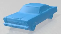 Fairlane 500 GT Coupe 1966 Printable Car 3D Print Model in Automotive 639217