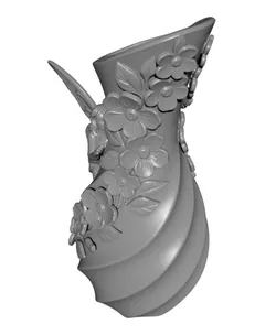 Fairy Garden Sculptural Vase – Enchanted Floral Home Decor