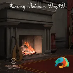 Fantasy Bedroom for Daz3D