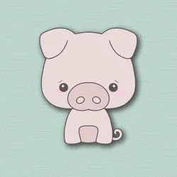 Farm Pig Cookie Cutter