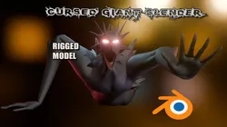 Giant Slender Entity Cursed