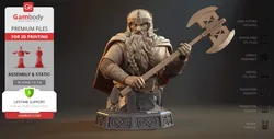 Gimli Bust - 3D Printable files