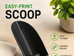 Handy Scoop - Easy-Print Scoop / Shovel - Free 3D Print Model