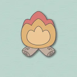 Kawaii Campfire Cookie Cutter