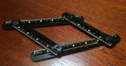 Laser cut angle measure