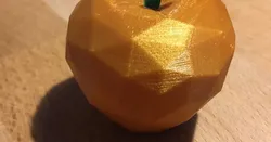 Low Poly Apple Ornament