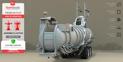 Mad Max War Rig Tanker - STL files for 3D Printing