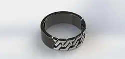 Master Chain Ring Design in SOLIDWORK