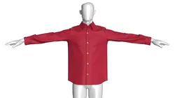 Men Basic Formal Shirt - T Pose