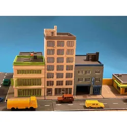 Modern urban 3 - apartment building (z-scale) - Free 3D Print Model
