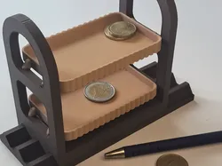moku desktop storage  rack - Free 3D Print Model