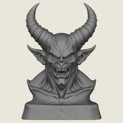Monster Demon Bust